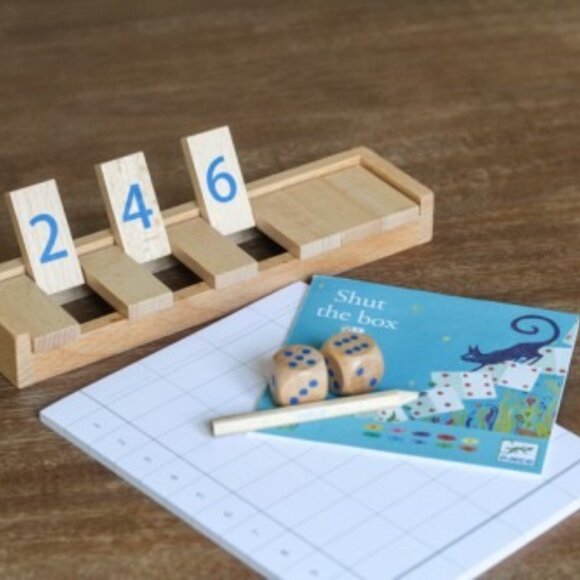 New Sealed Djeco Wooden Classic Game-Shut the Box Math skills Game 🧮 - Picture 3 of 10